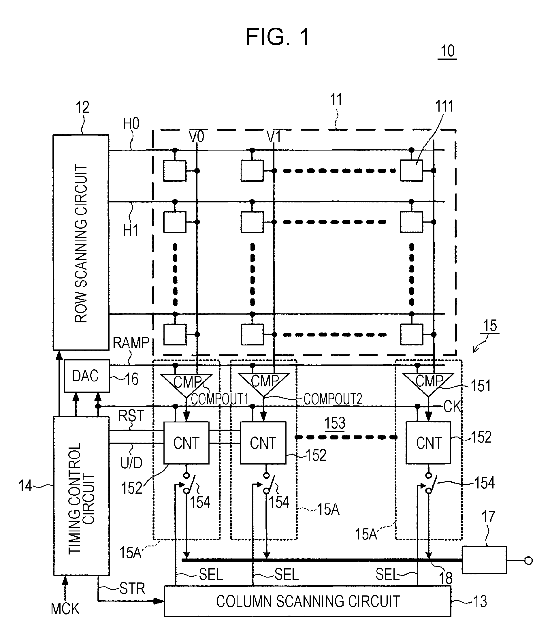 A/D conversion circuit, solid-state image sensor, and camera system