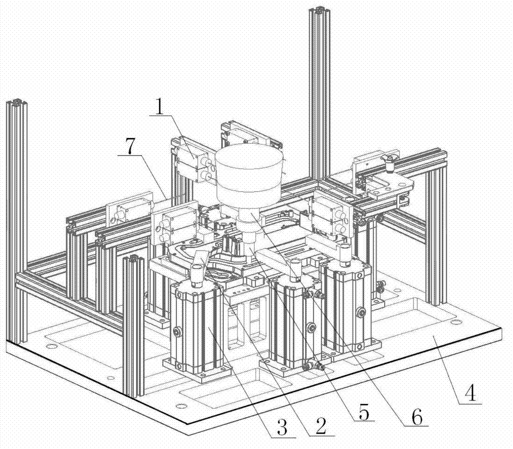 Friction stir welding fixture in mechanical trigger control mode and method for controlling friction stir welding fixture