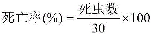 High-efficiency pesticide composition and application thereof