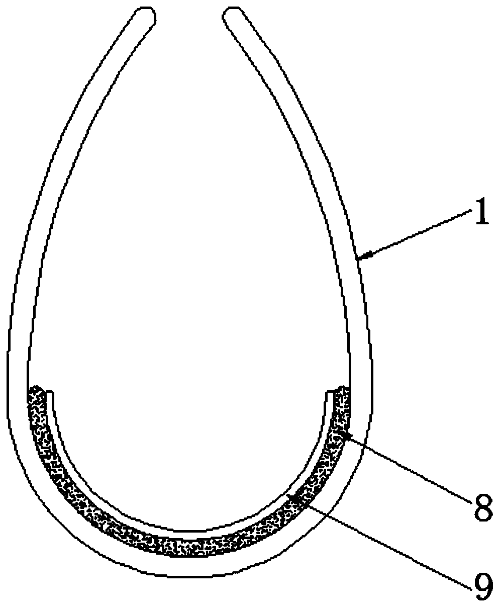 Gynecological C-shaped nursing pants and production and processing method