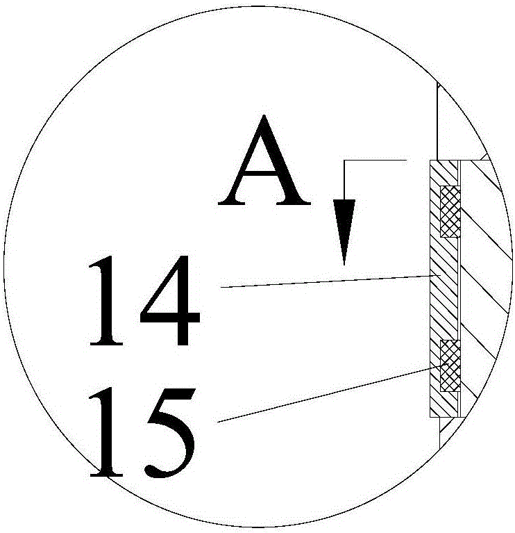 Special cutter bar for boring inner annular grooves of deep-long holes