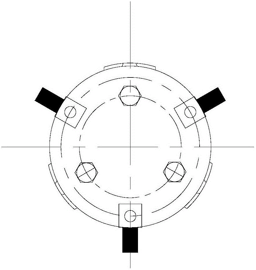 Special cutter bar for boring inner annular grooves of deep-long holes