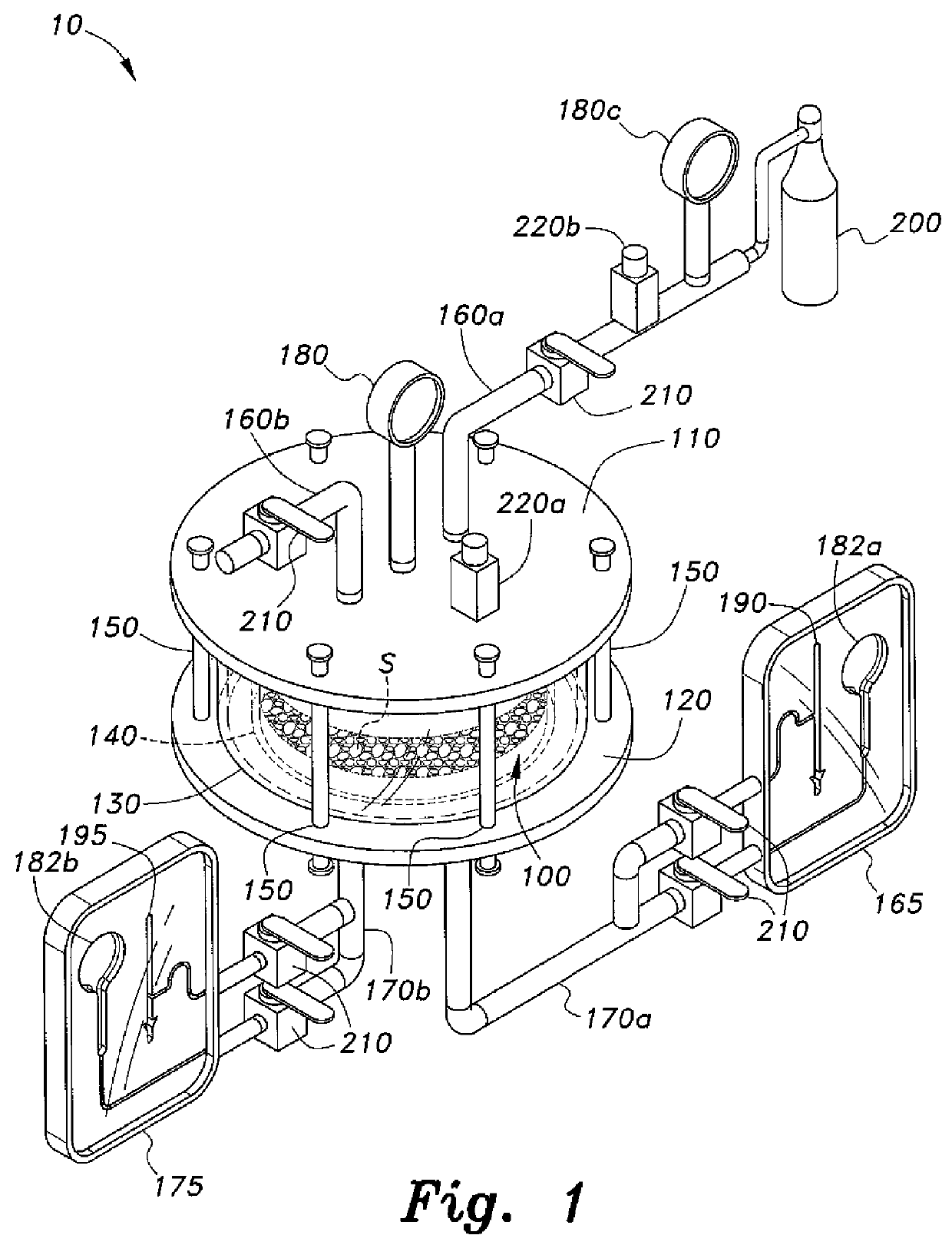 System and method for measuring permeation properties of concrete and porous materials