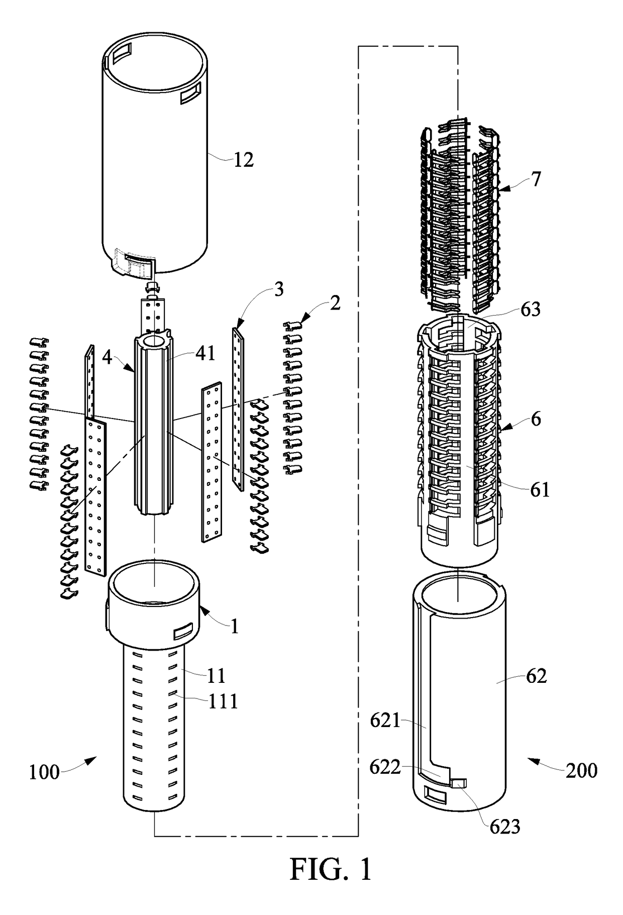 Connecting device with high-density contacts