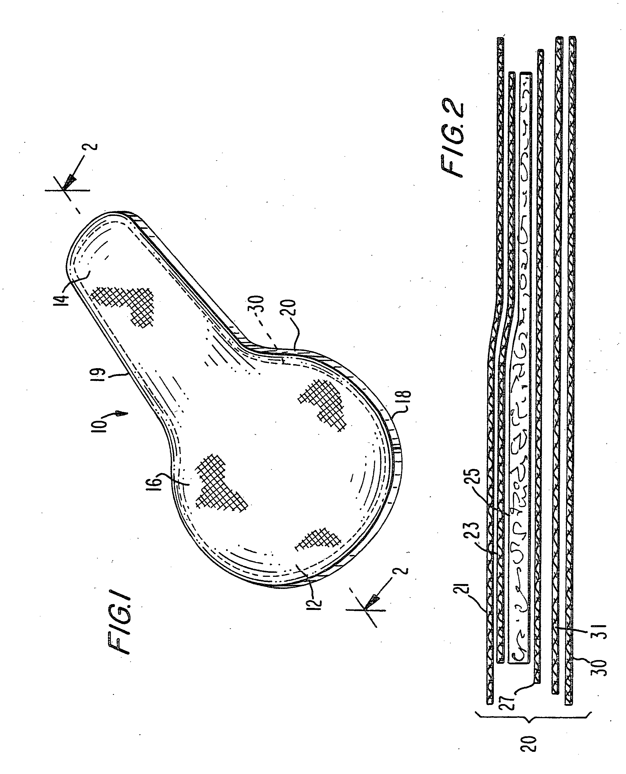 Urine-absorbing pad