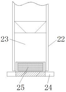 Internal space adjustable data processor box based on social security medical big data platform