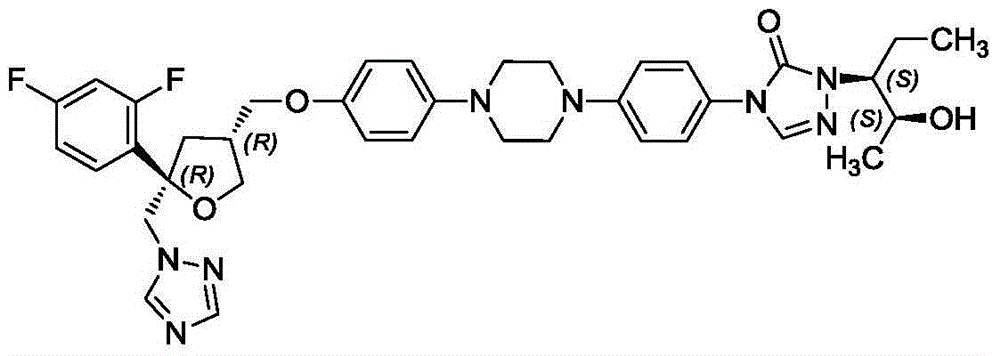 Preparation method for freeze-dried powder injection of posaconazole