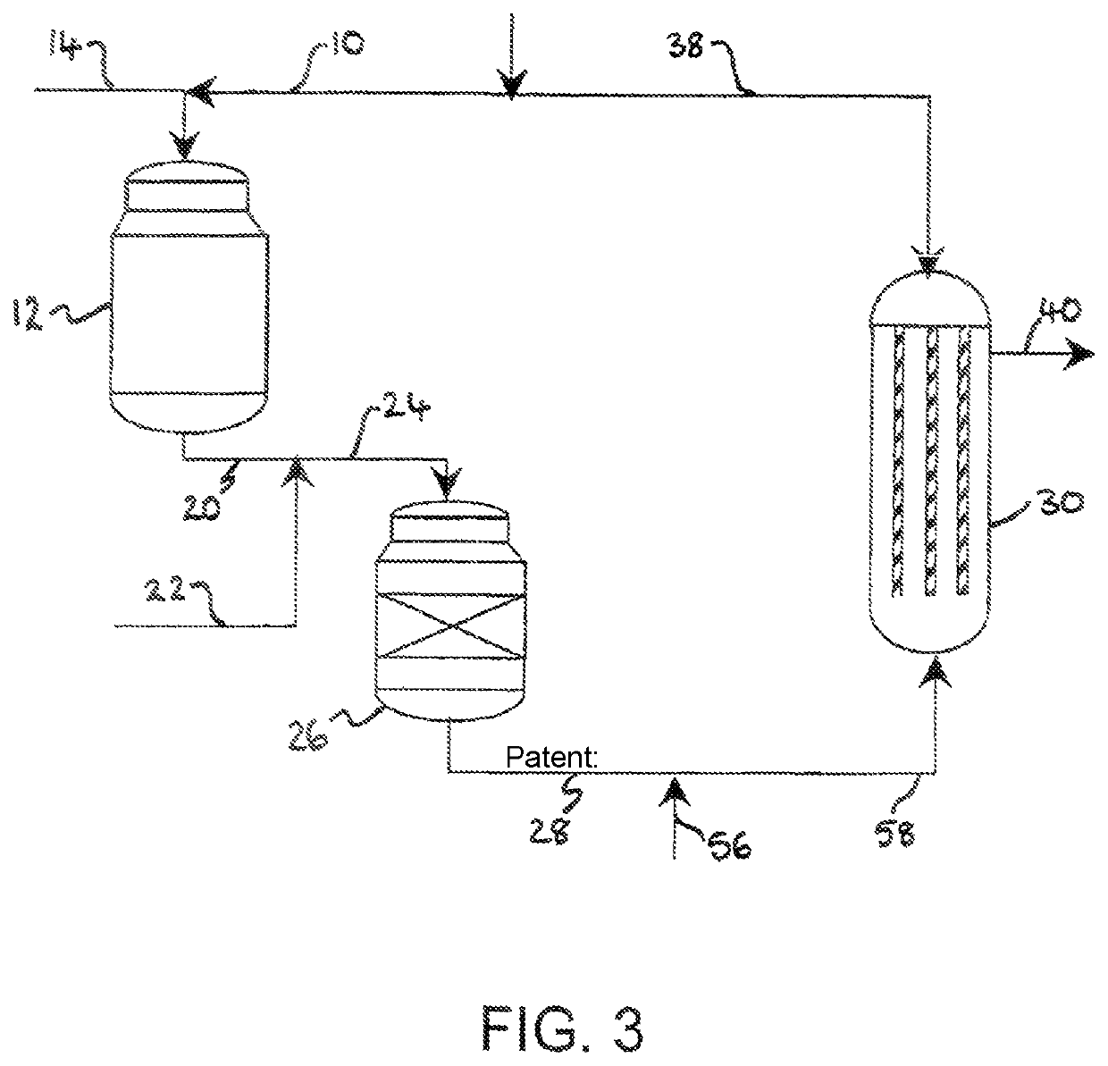 Process and apparatus for the production of synthesis gas