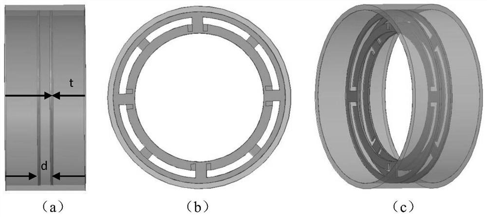 Metamaterial-based low-frequency-band slow wave structure