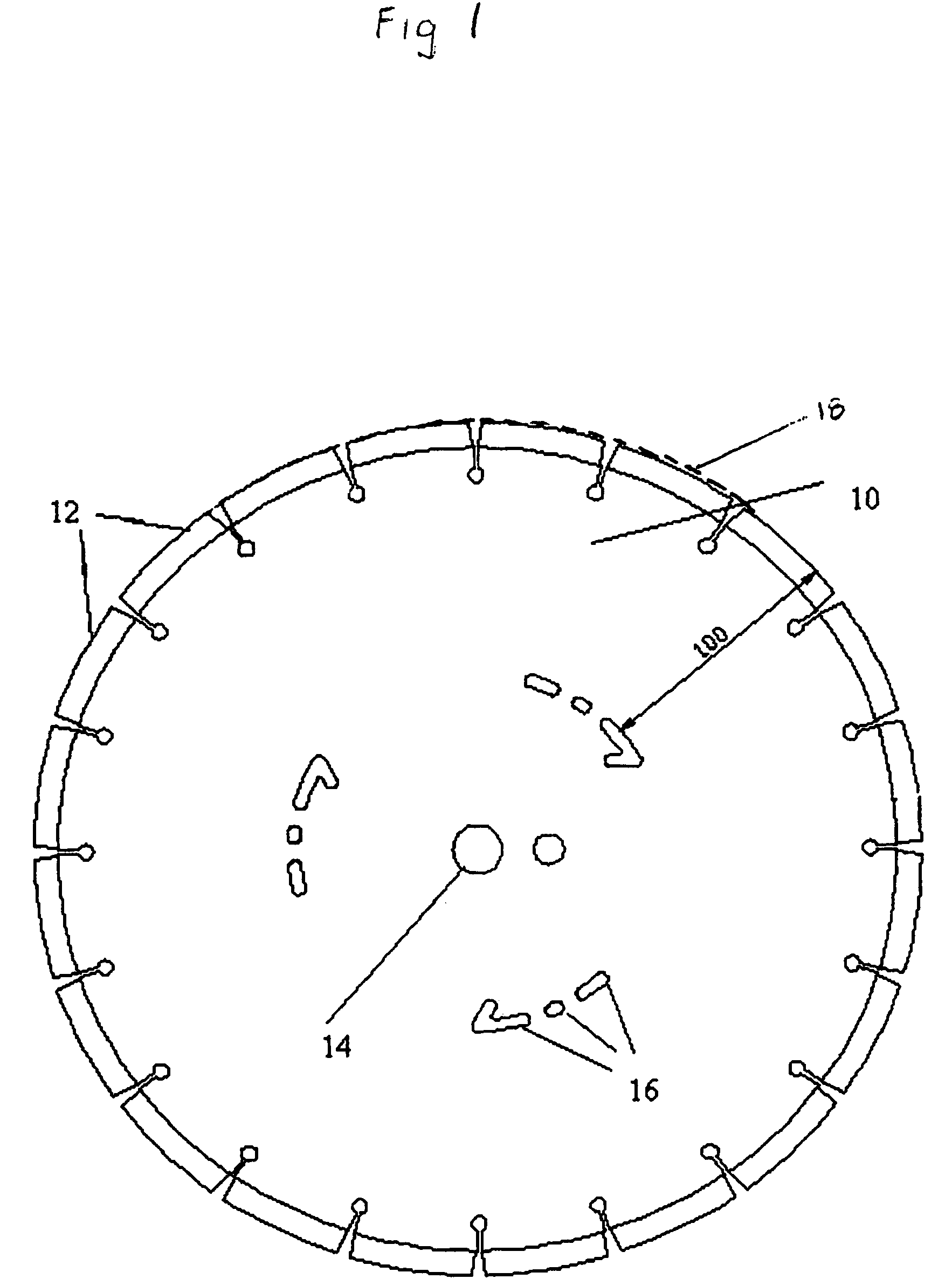 Saw blade with cutting depth gauge