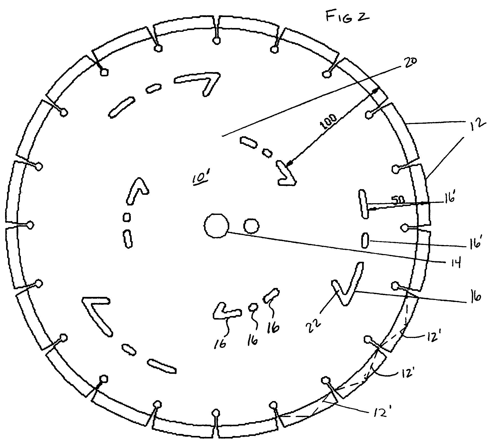 Saw blade with cutting depth gauge