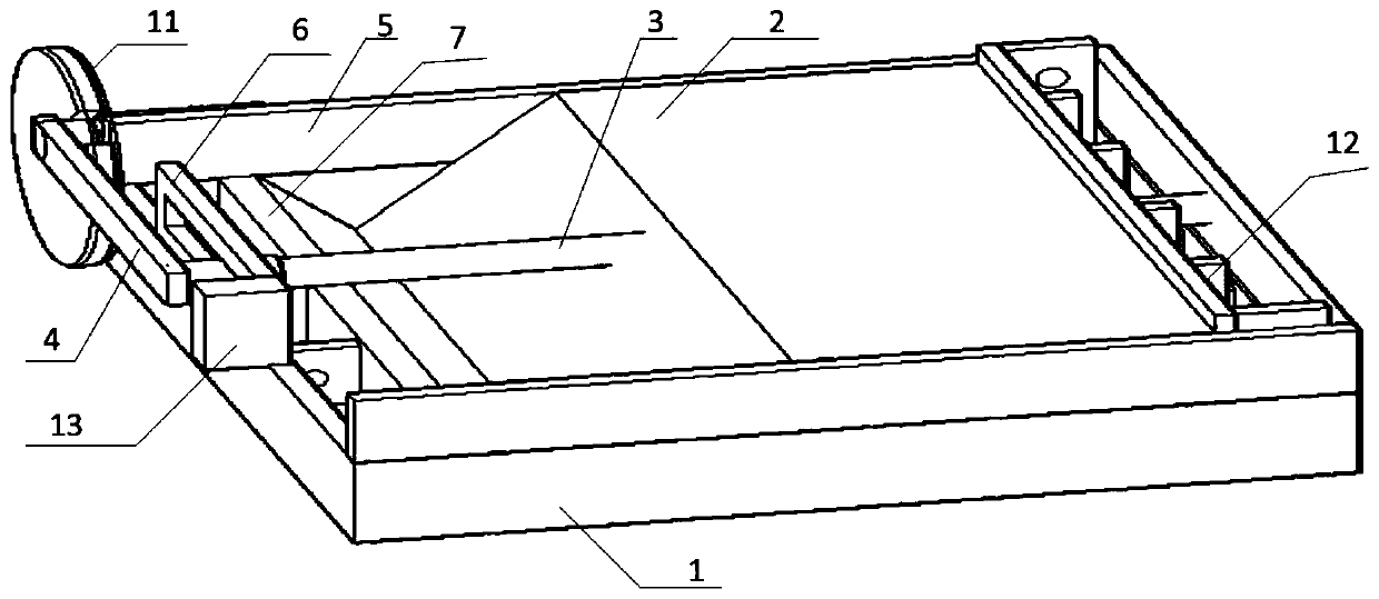 Experimental device for simulating interaction between submarine suspended pipeline and shoulder-spanning soil body