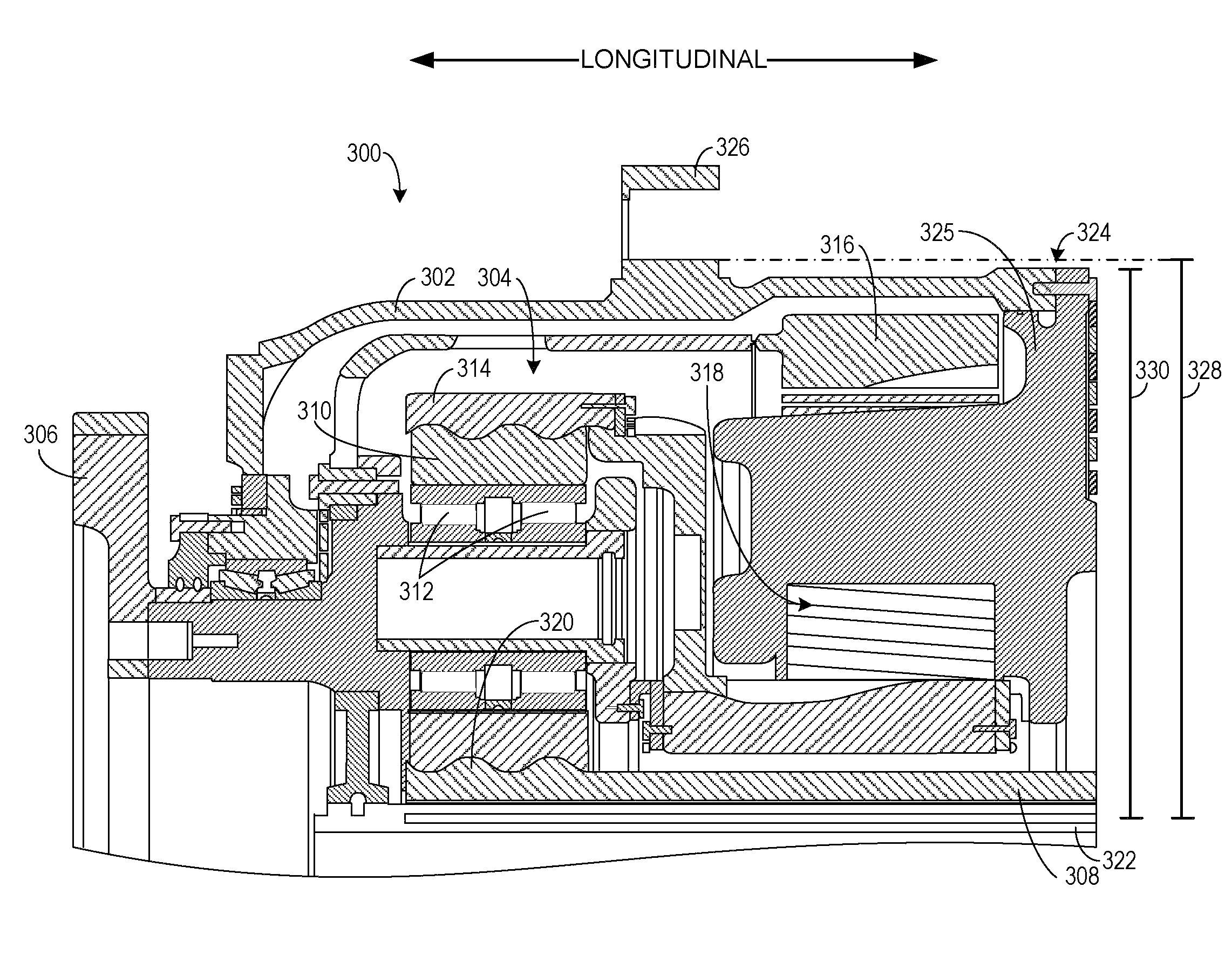 Transmission and power generation system having torque reacting joint