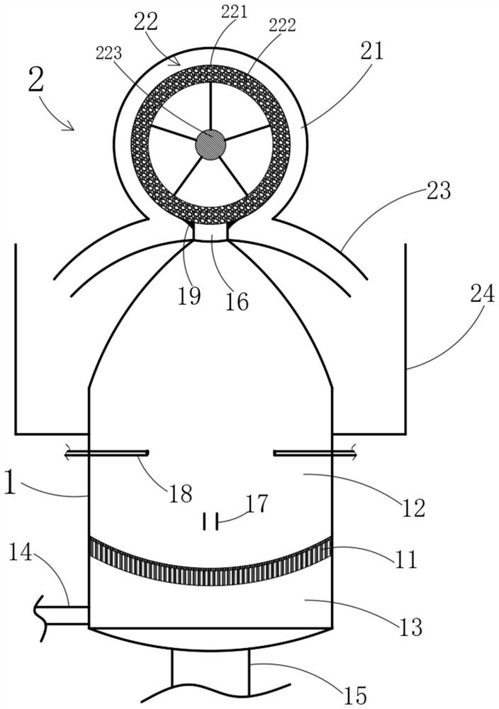 Fluorine-containing industrial wastewater treatment process and final-stage treatment device and process thereof