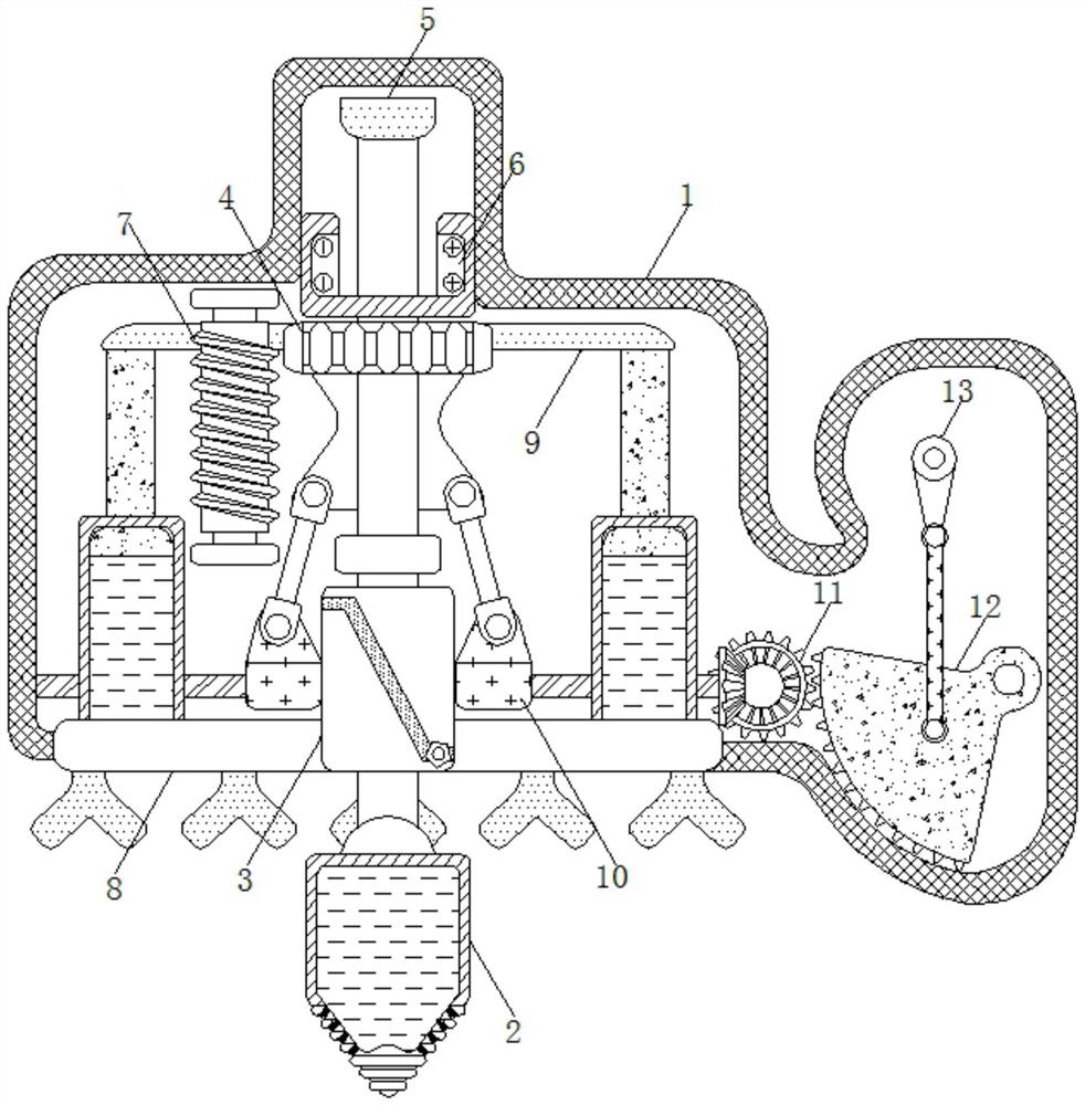 Soil remediation device for contaminated soil regeneration