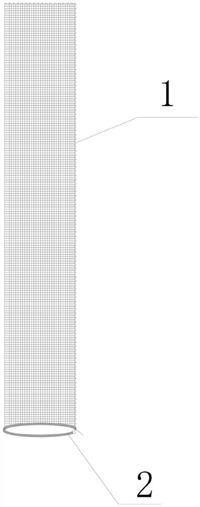 Portable cistanche seed collecting bag and manufacturing and using method thereof