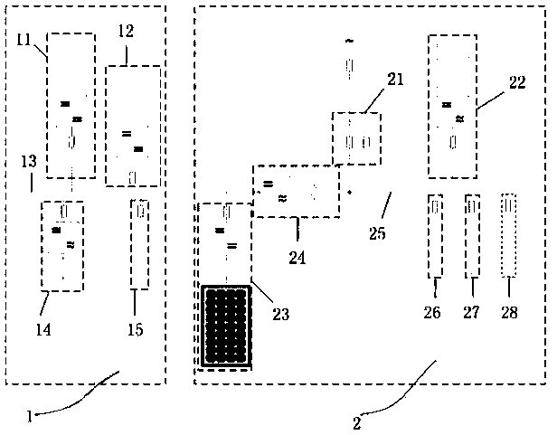 Microgrid system with movable hydrogen energy emergency power supply