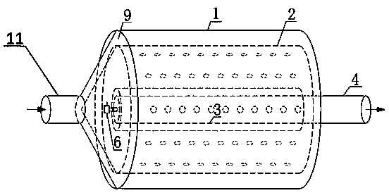 Efficient energy-saving nested heat storage device