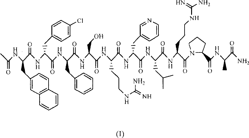 Injection sustained-release preparation of LHRH (luteinizing hormone releasing hormone) antagonist substance and preparation thereof