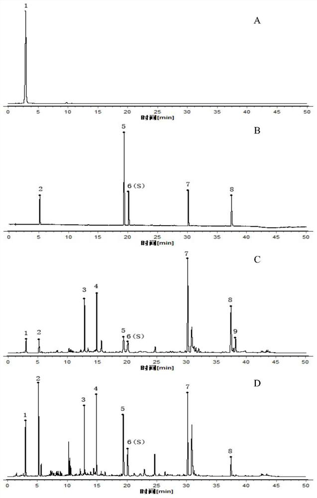 Construction method and application of characteristic maps of Myrobalan and Myrobalan tomentosa