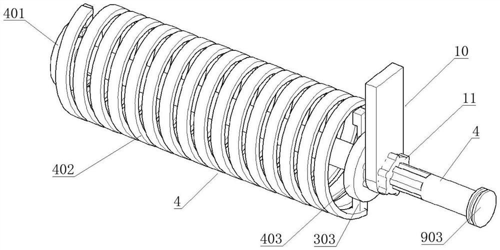 An adjustable winding device and adjustment method for flexible glass winding