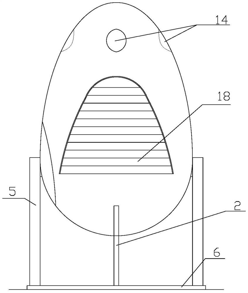 Egg-shaped solar micro building and operation method thereof