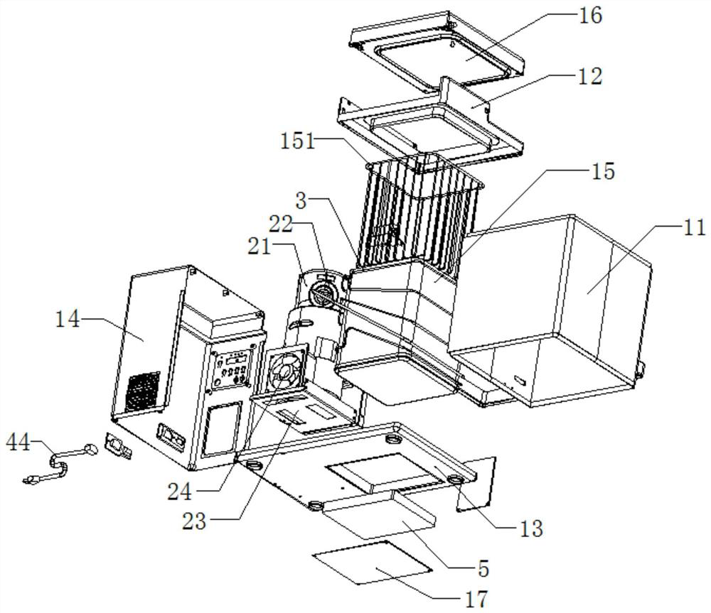 Full-function medical refrigerator with turnable box body and dual control over cold and heat