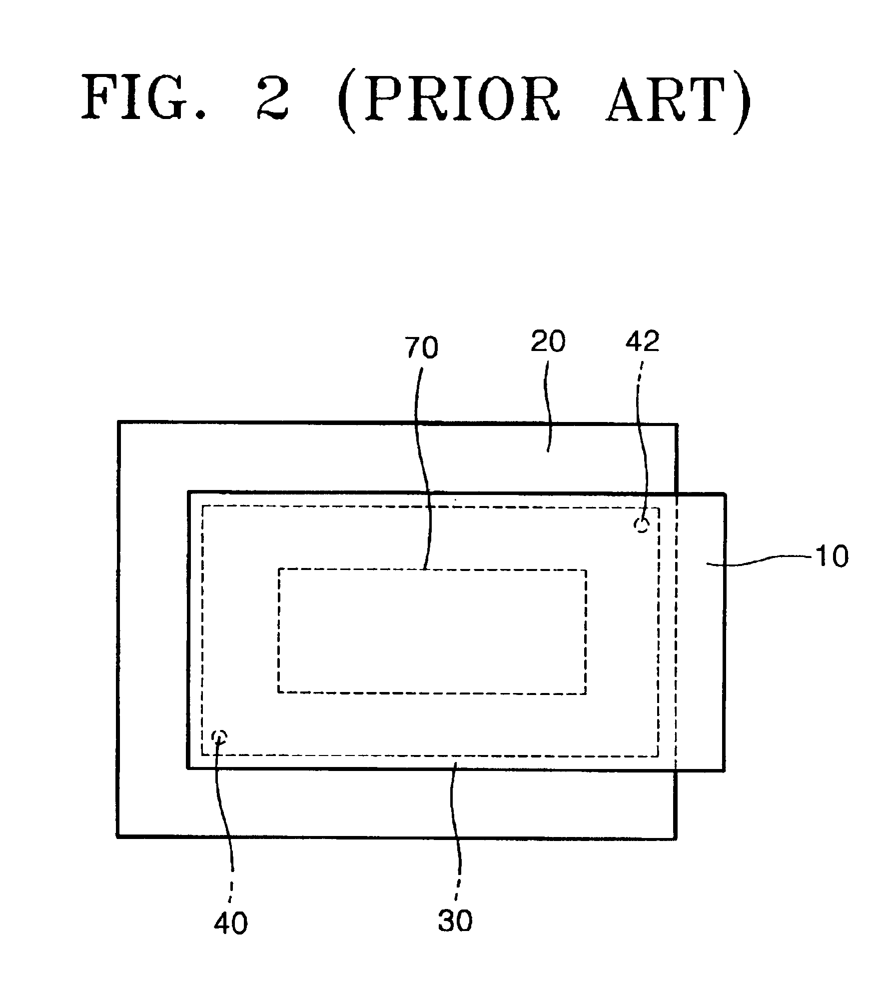 Field emission display having integrated getter arrangement