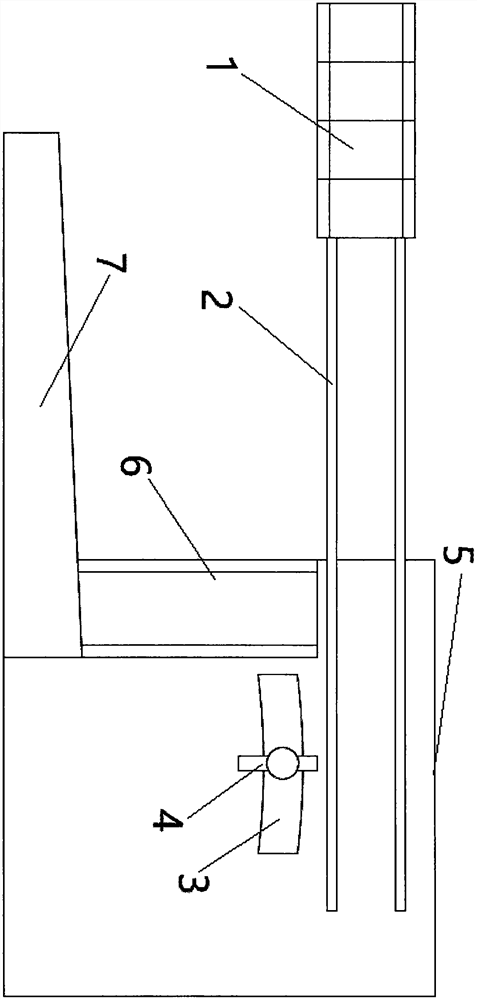 Ice block carrying system of ice factory