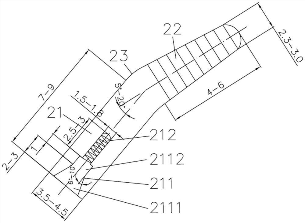 Double-shaft instant implanting oral implant structure