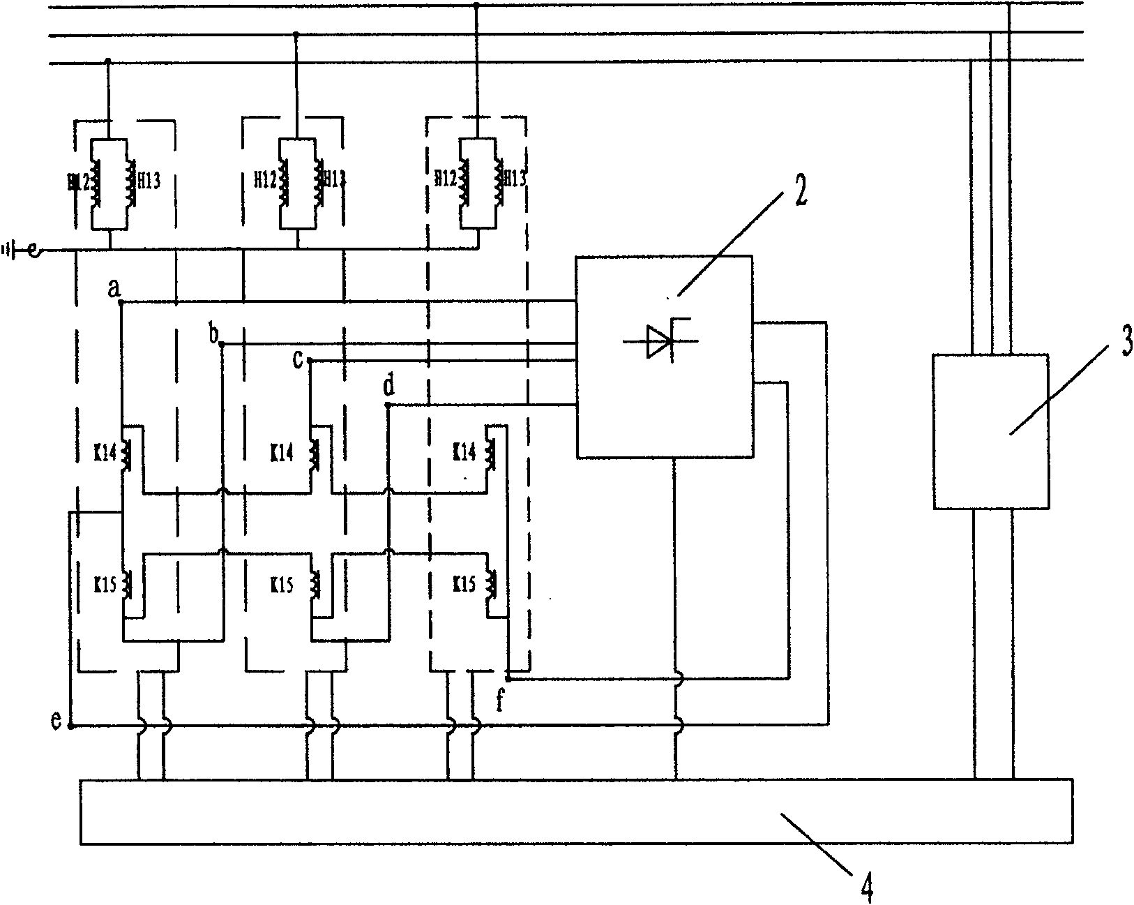 Self-feeding controllable transductor