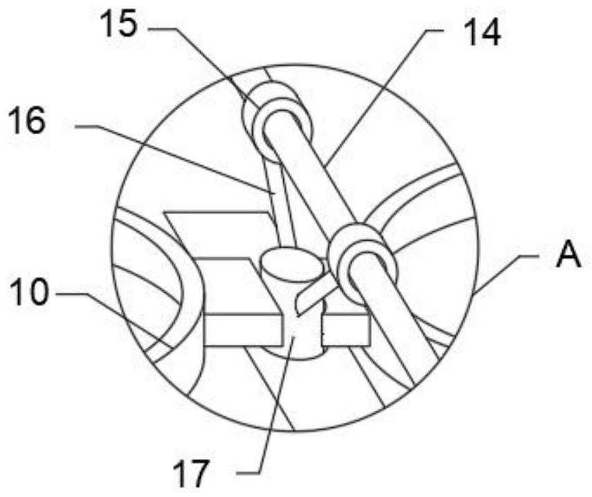 Negative pressure drainage device for cardiovascular medicine department