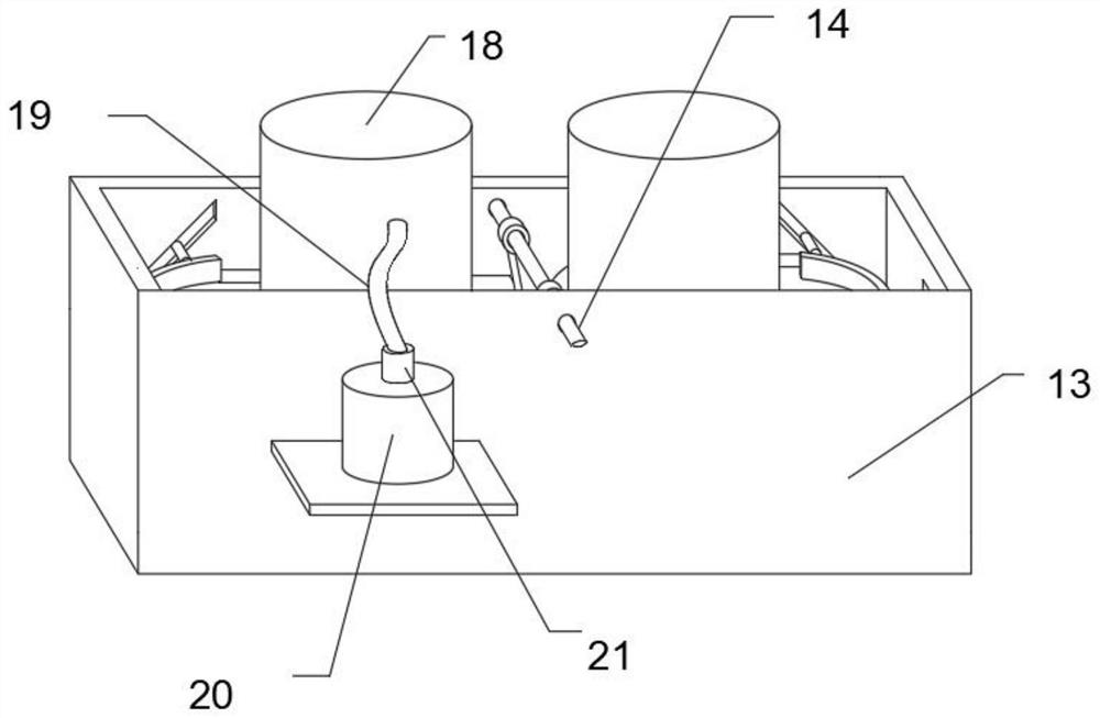 Negative pressure drainage device for cardiovascular medicine department