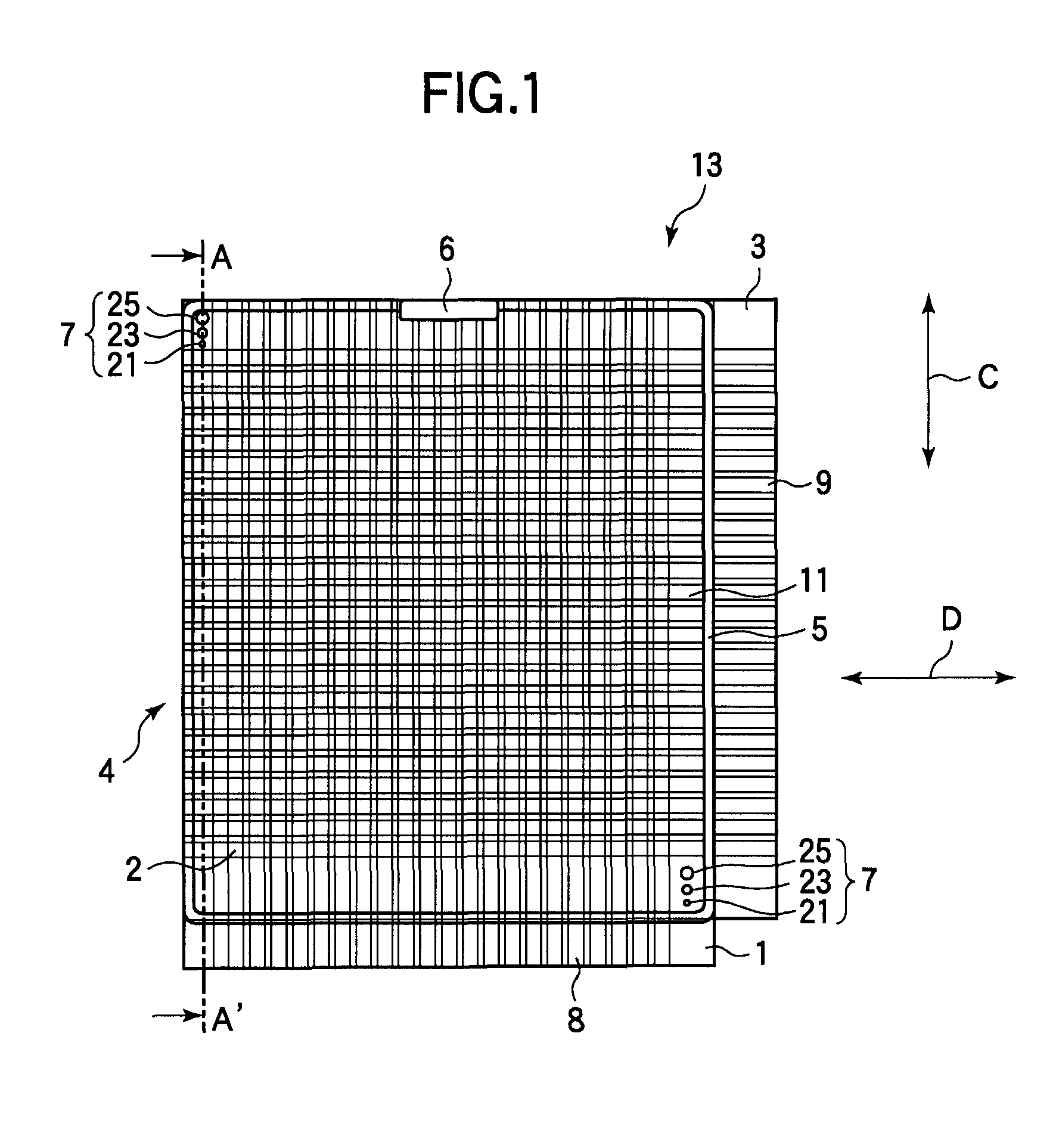 Display panel, multi-layer display element, and method of fabricating the same