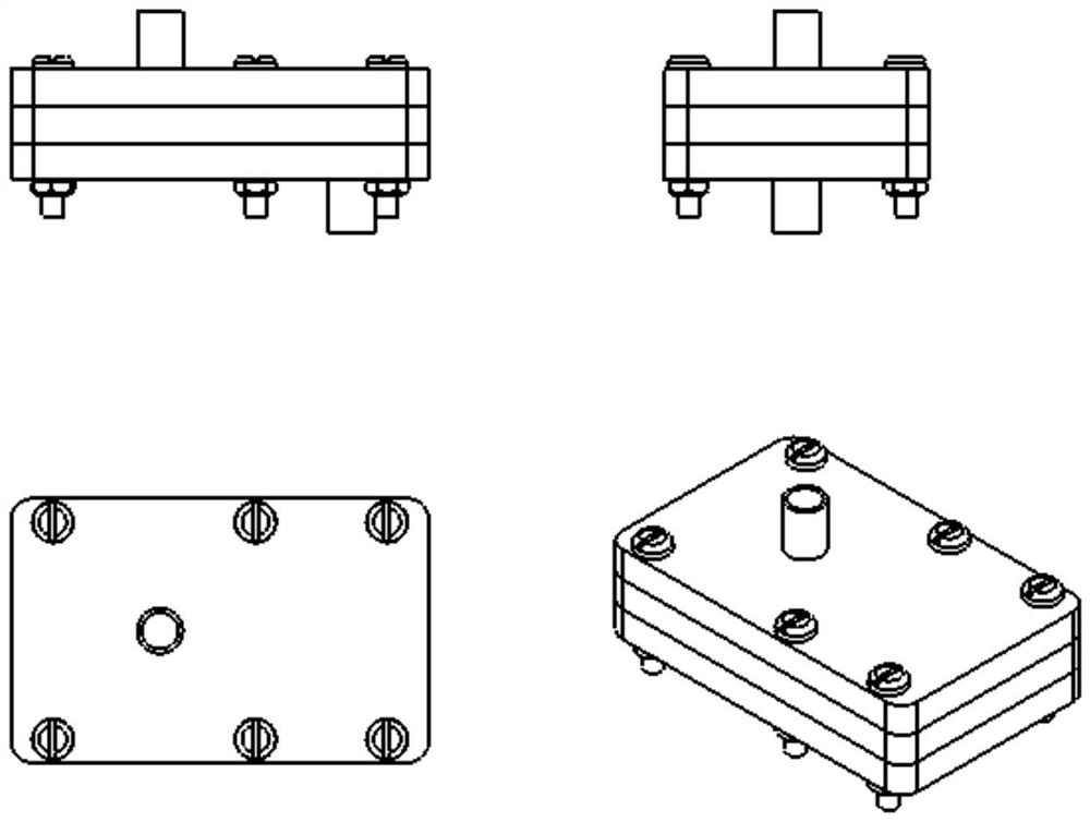 Single-cavity axial-flow piezoelectric pump with valve and driving method