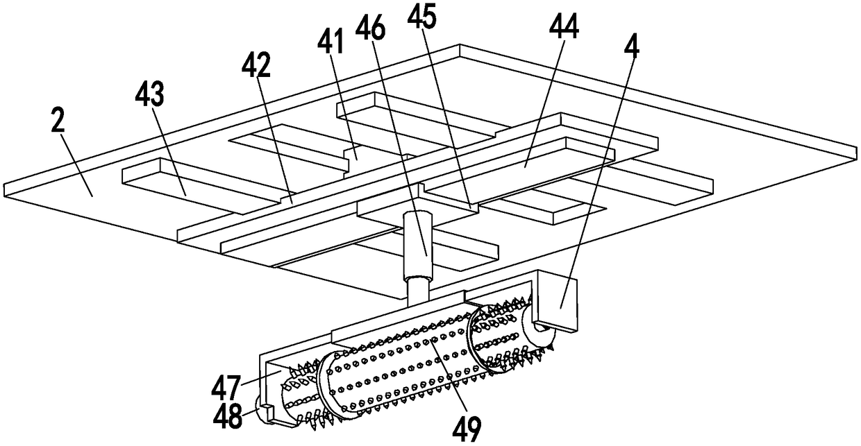 Automatic curly grain wiredrawing system of metal plate and automatic wiredrawing method thereof