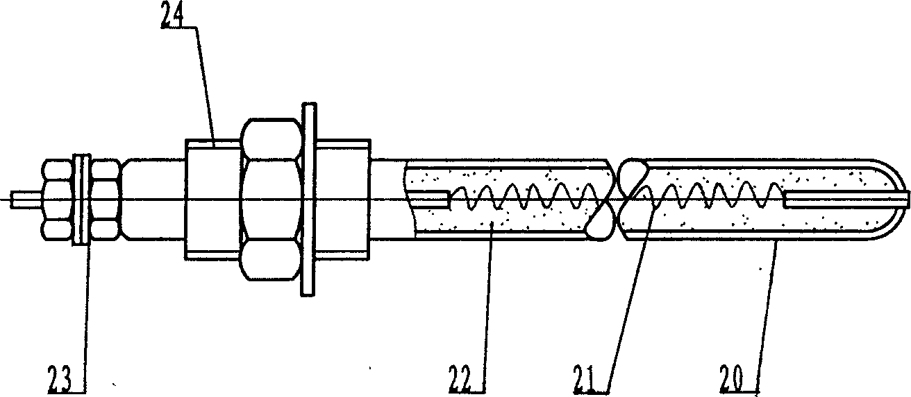 Electrothermic pipe overheat steam boiler