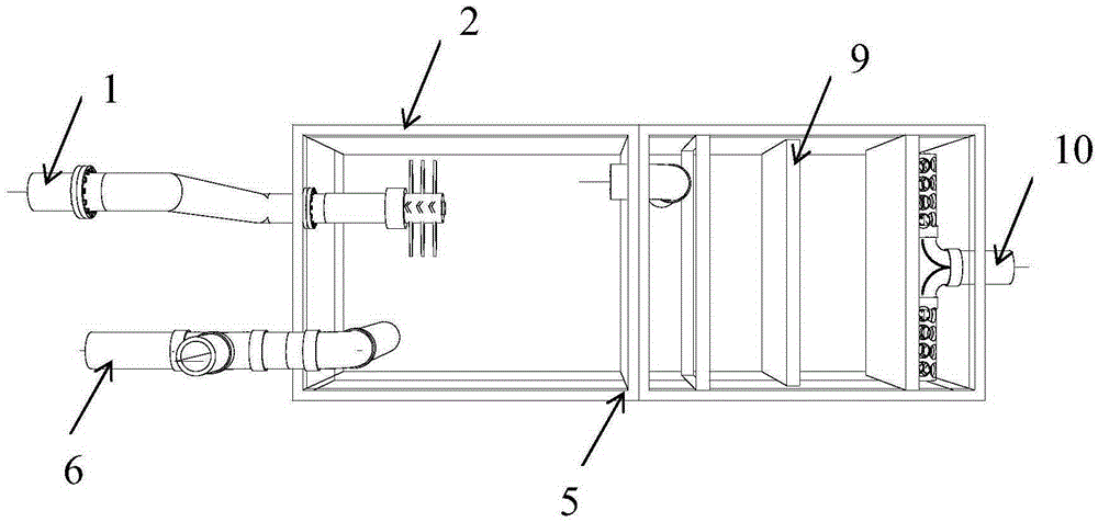 Laboratory carbon tetrachloride separation treatment system and treatment process thereof