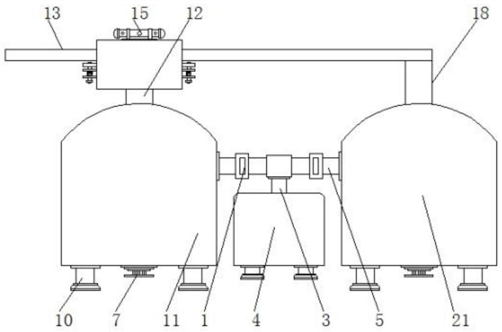 Pig manure and urine fermentation tank for pig farm