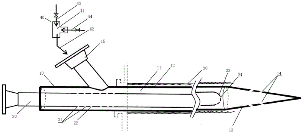 Vapor phase polymerization system and nozzle device thereof