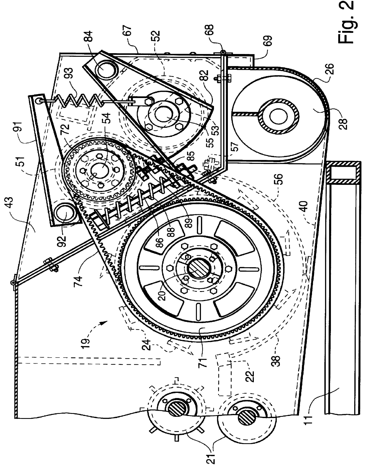 Corn processor for forage harvester