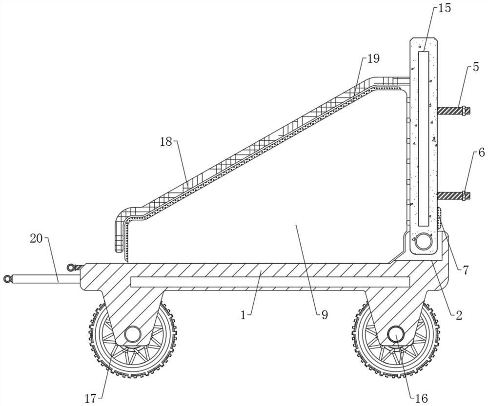 Foldable child trailer capable of being quickly assembled