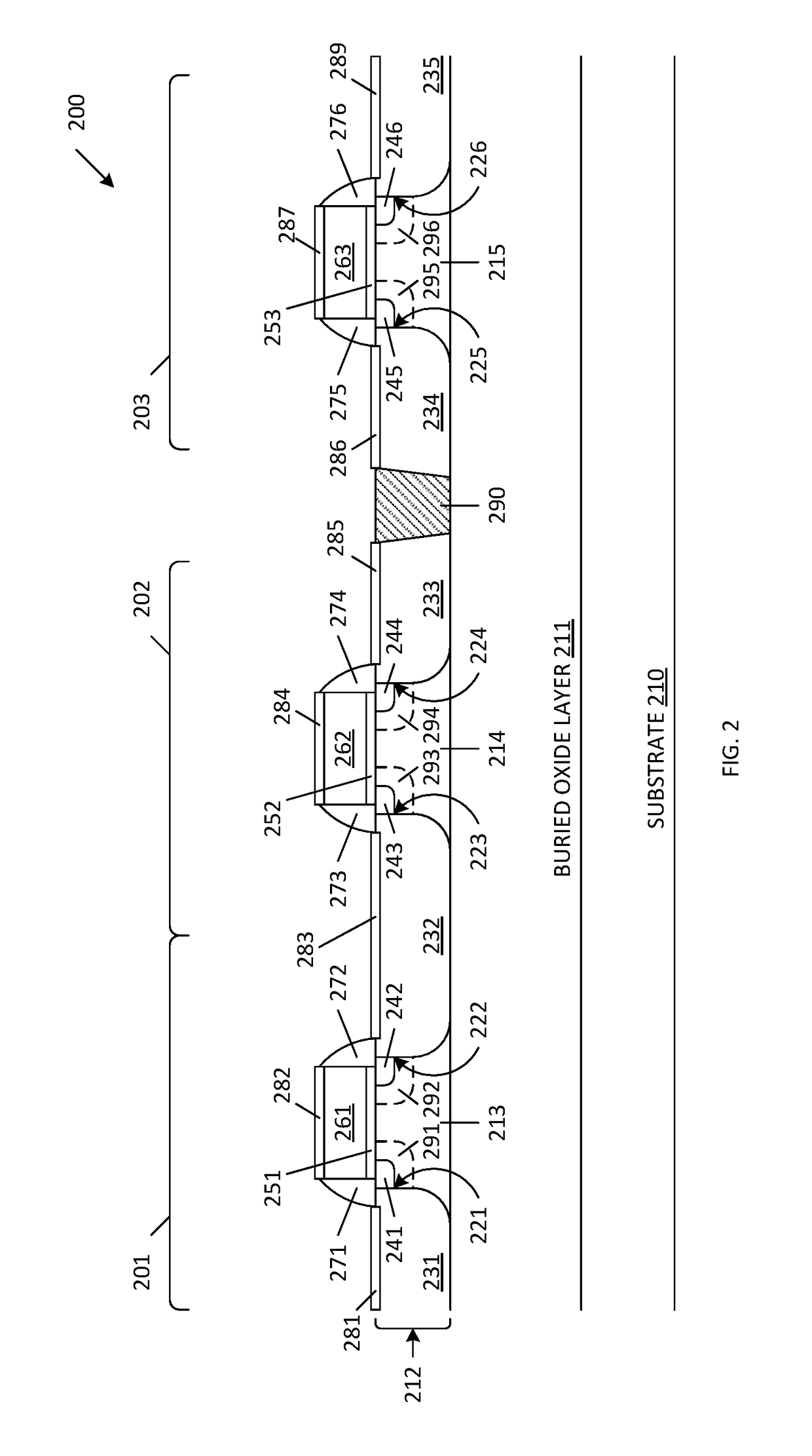 Tensile Contact Etch Stop Layer (CESL) For Radio Frequency (RF) Silicon-On-Insulator (SOI) Switch Technology