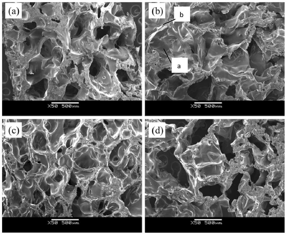 Starch-based foam cushioning material and packaging material