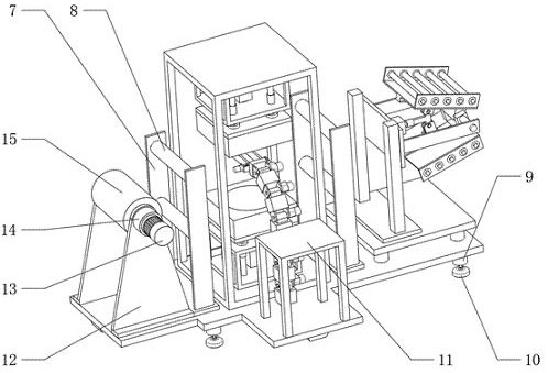 A packaging device for the production of electric motorcycle parts