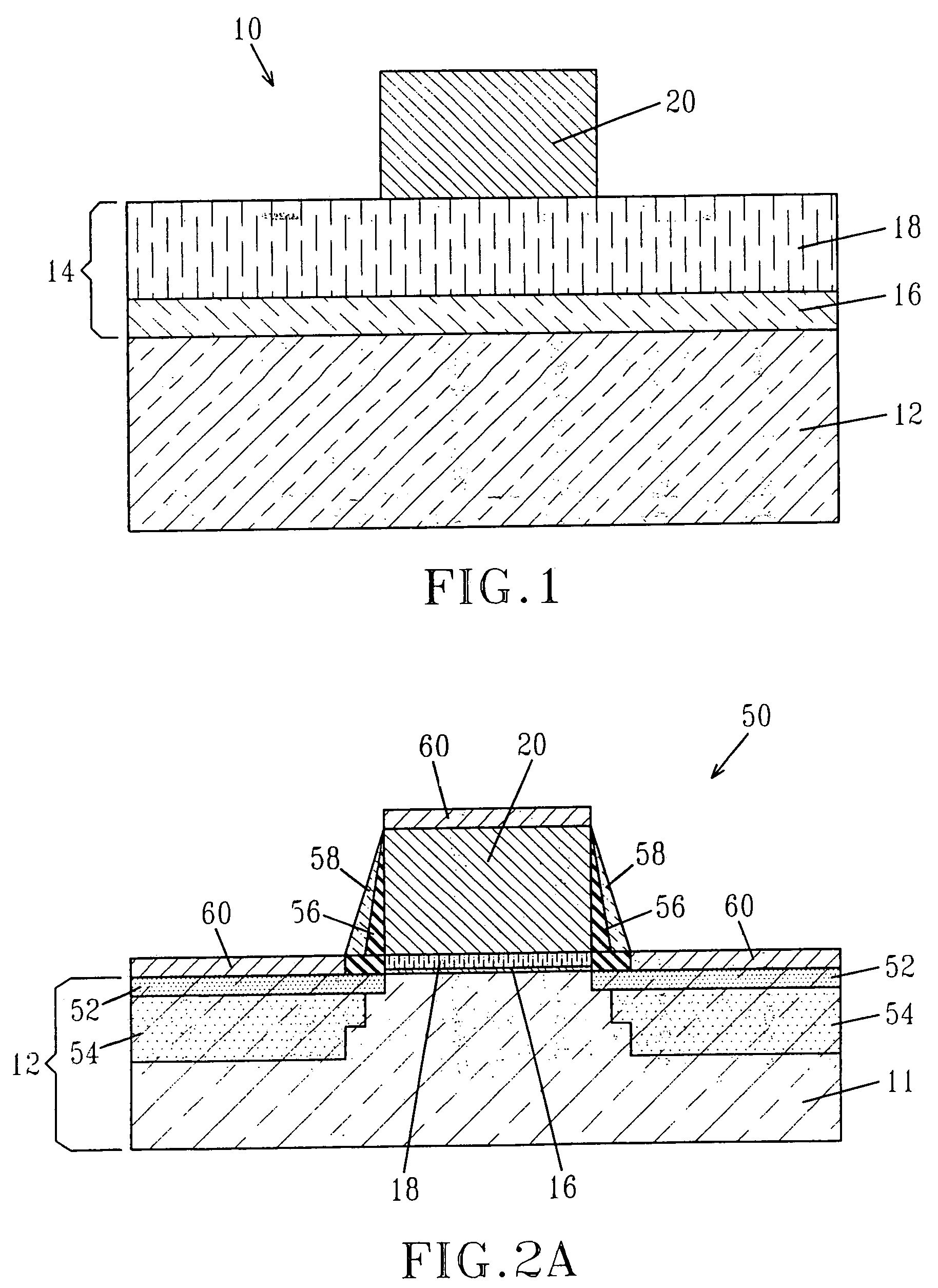 Method of forming metal/high-k gate stacks with high mobility