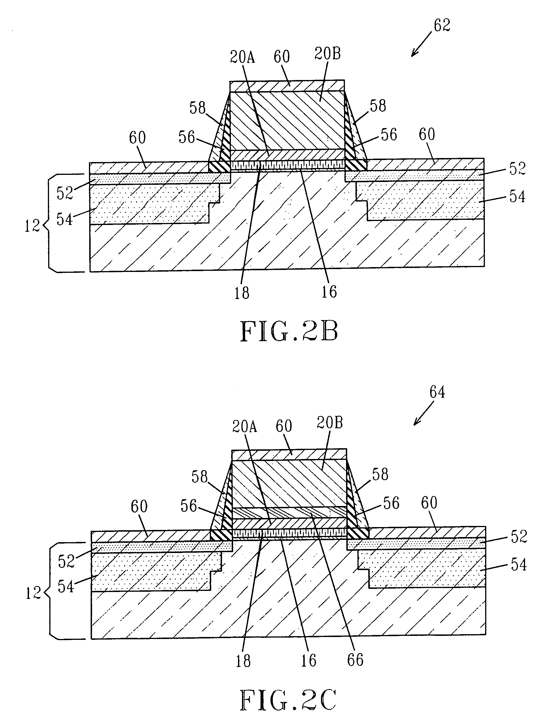 Method of forming metal/high-k gate stacks with high mobility