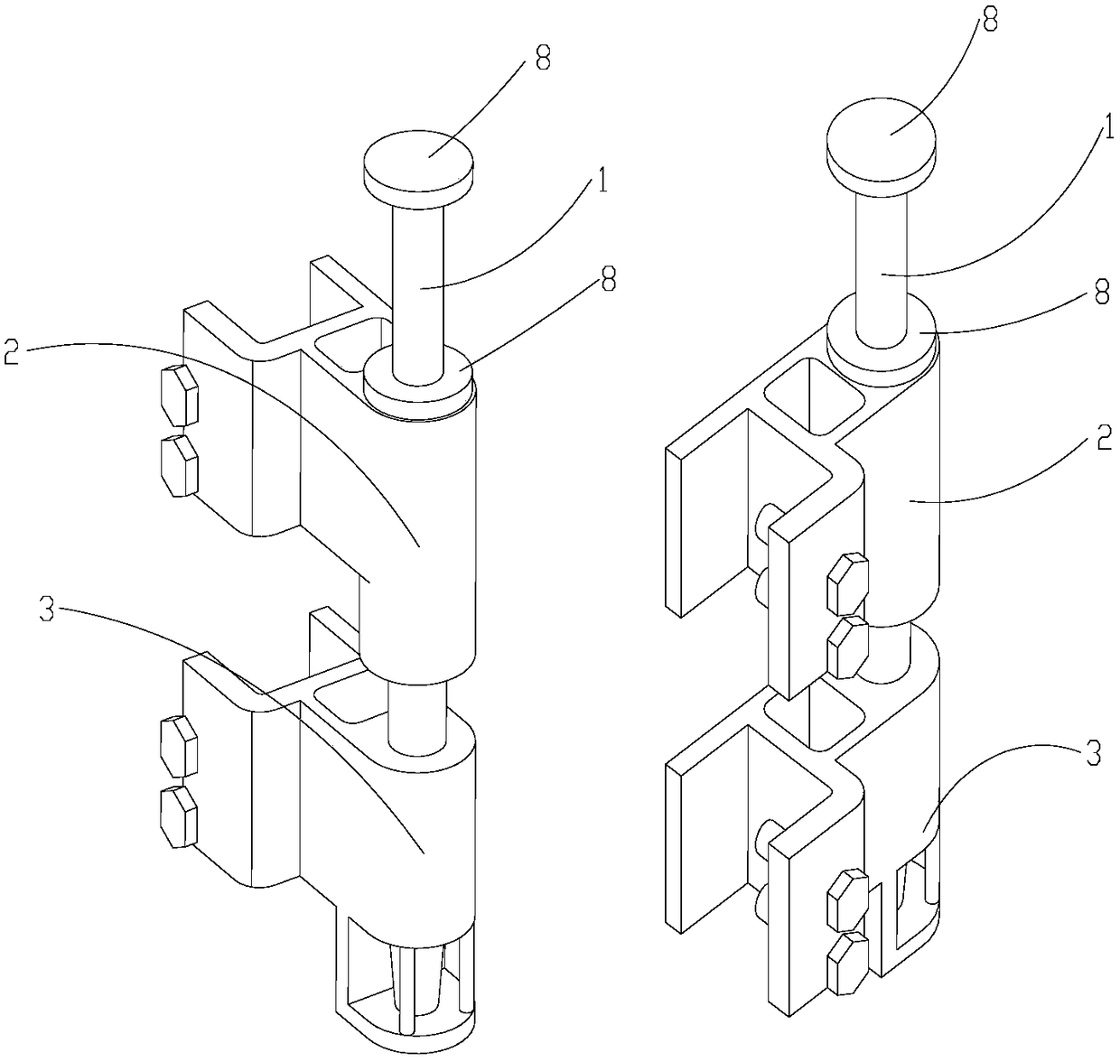 Box closing guiding device for large sandbox