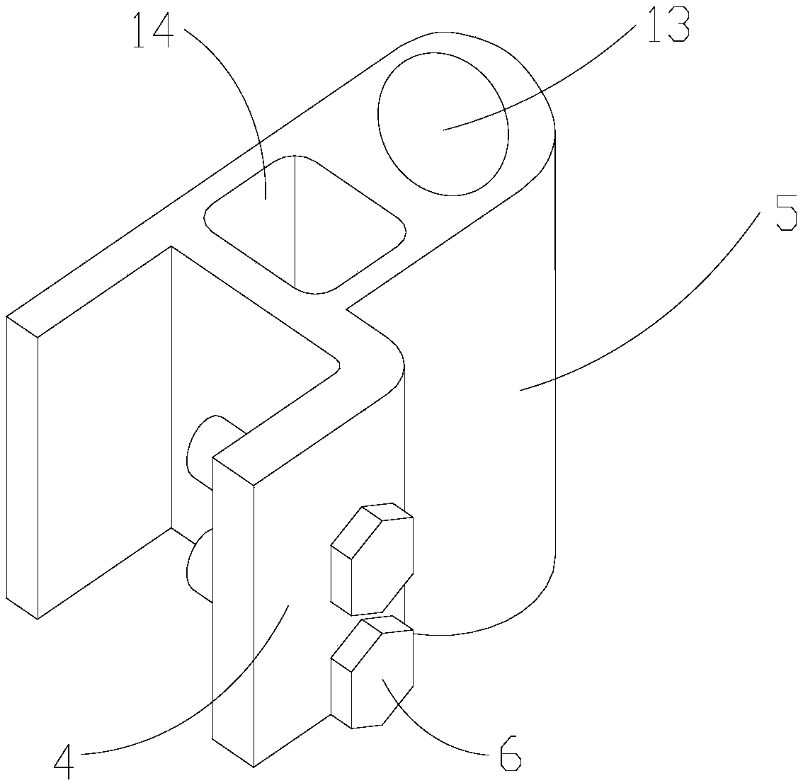 Box closing guiding device for large sandbox