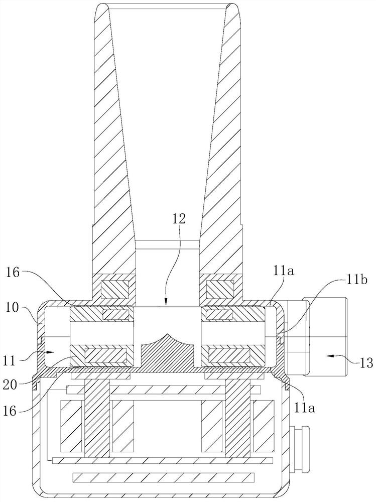 Pump body and ventricular assistance system